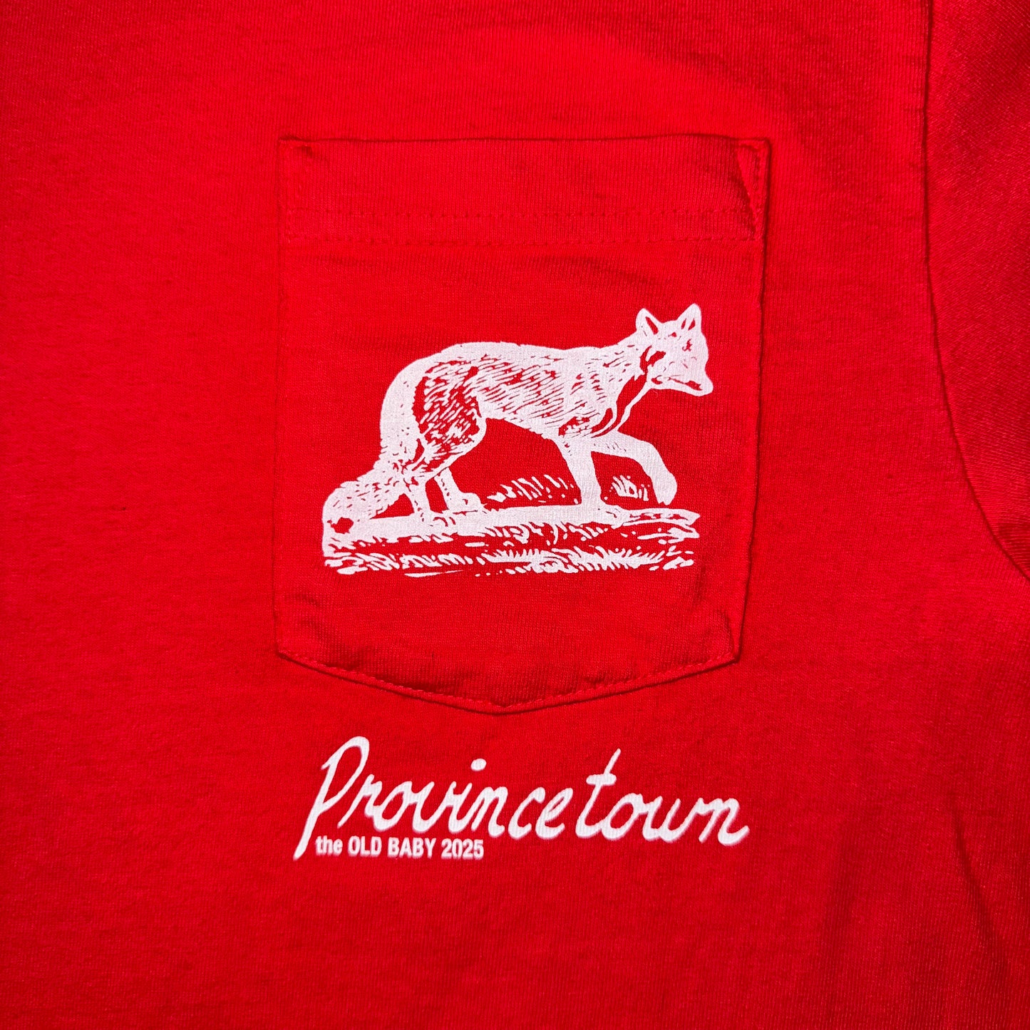 Long Sleeve Fox Pocket Tee