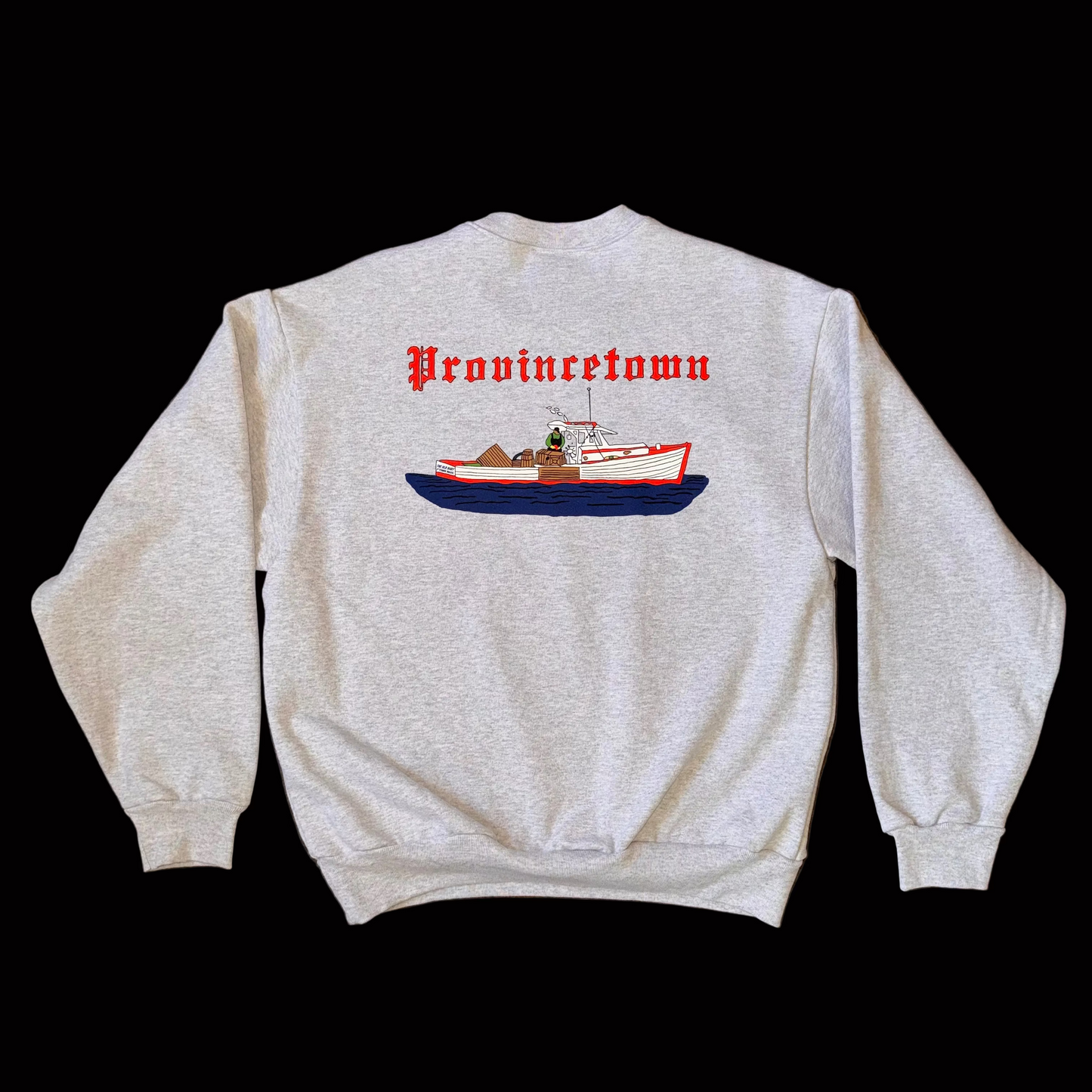 Happy Whale Logo Crew Sweatshirt