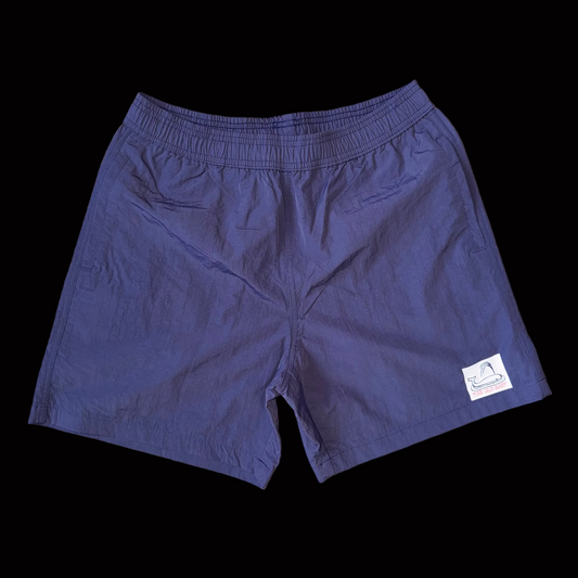 NAVY - Happy Whale Nylon Shorts