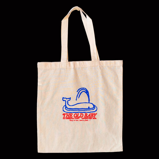 Happy Whale Logo Tote